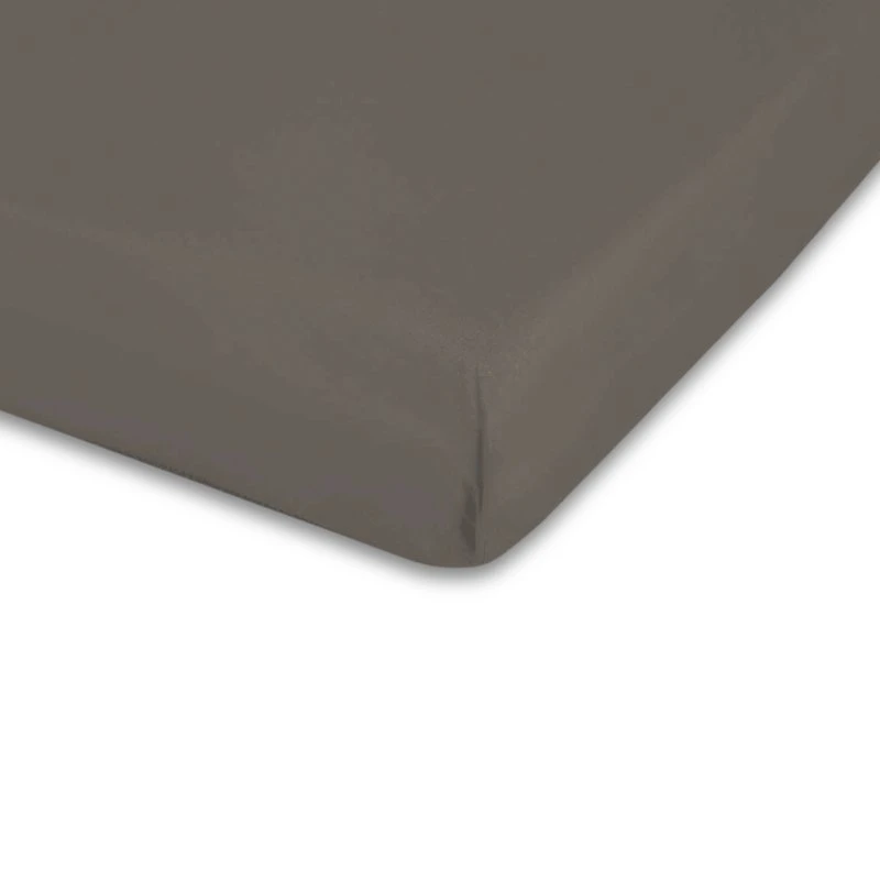 Boxlagen 70x160 cm Mørkegrå - 100% bomulds percale