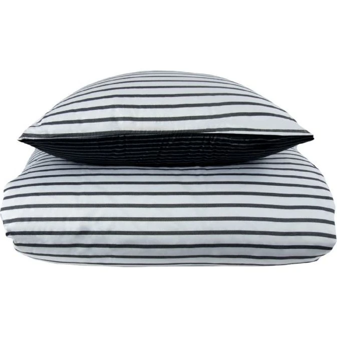 By Night Stribet sengesæt 140x200 cm - Narrow Lines