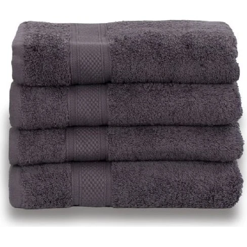 Egyptisk bomuldshåndklæde 50x100 cm - Antracit, 650 g/m²