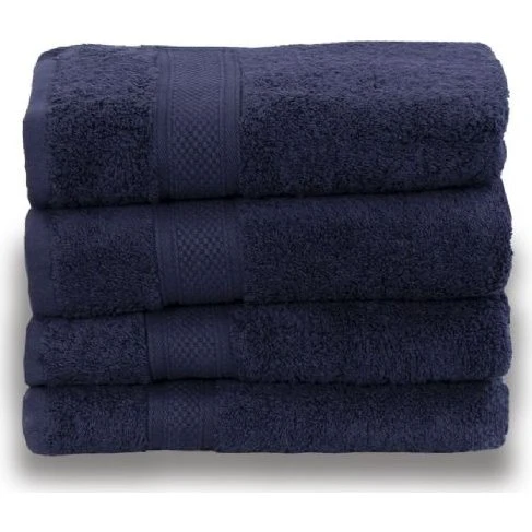 By Borg luksus håndklæde 50x100 cm - Mørkeblå