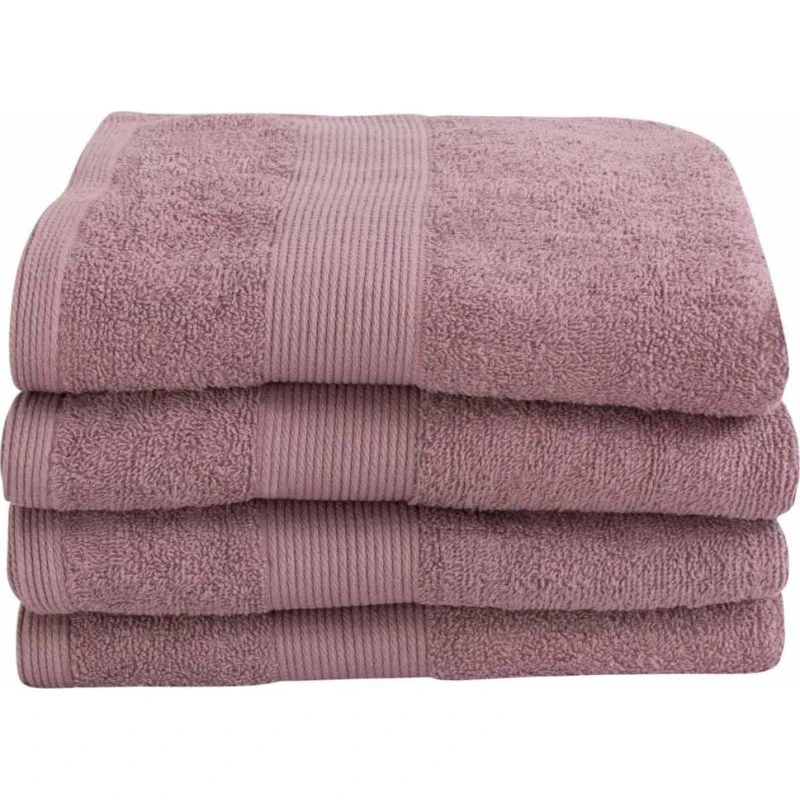 By Borg håndklæde 50x100 cm – støvet rosa (Valmue)