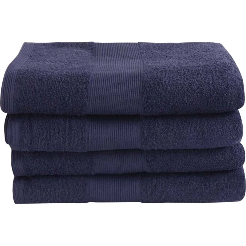 By Borg badehåndklæde 100x150 cm - 100% bomuld, mørkeblå