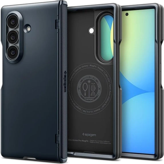 Spigen Slim Armor Pro MagSafe til Samsung Galaxy Z Fold8 Ultra - Metal Slate