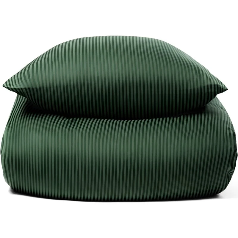 King size sengetøj 240x220 cm – 100% egyptisk bomuld, grøn