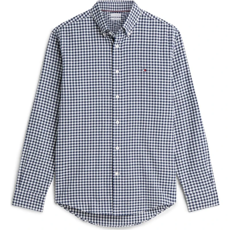 Tommy Hilfiger Flannel Skjorte - Navy/Hvid Gingham