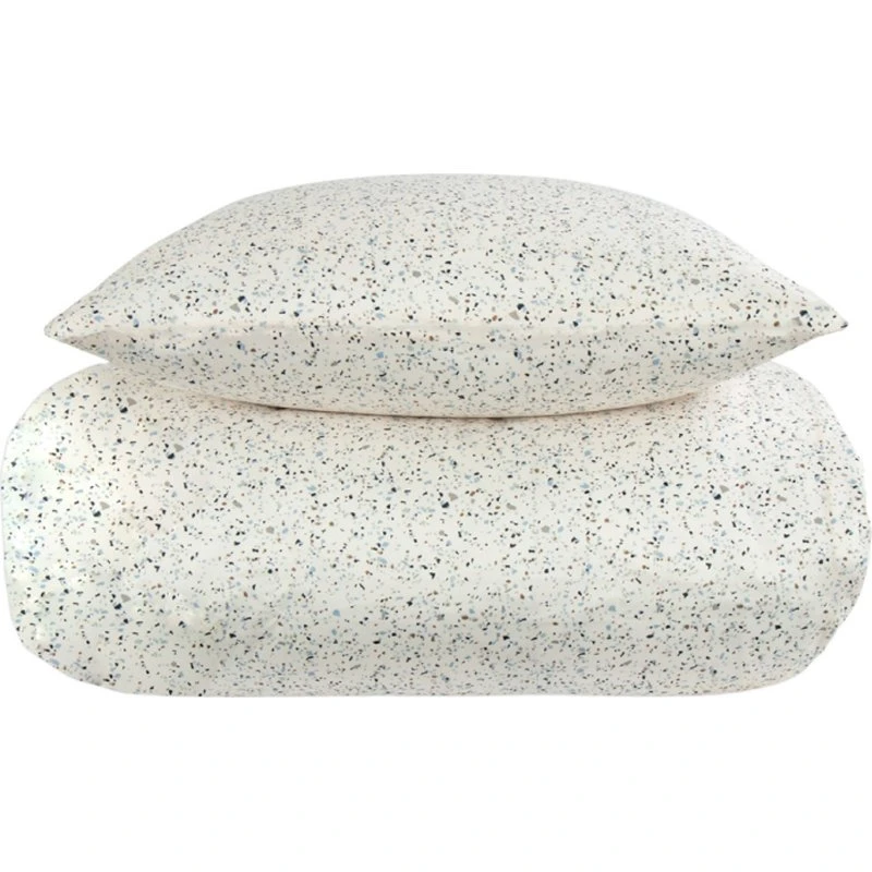 Junior sengetøj 100x140 Marble White - 100% bomuldssatin