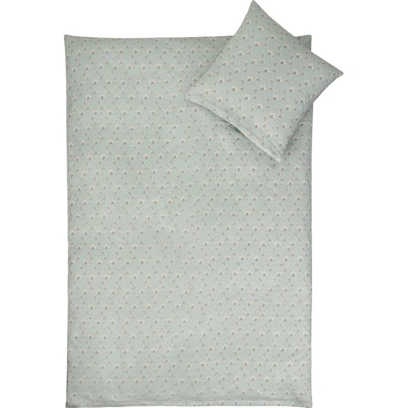 Baby sengetøj 70x100 Summer turkis – 100% bomuldssatin
