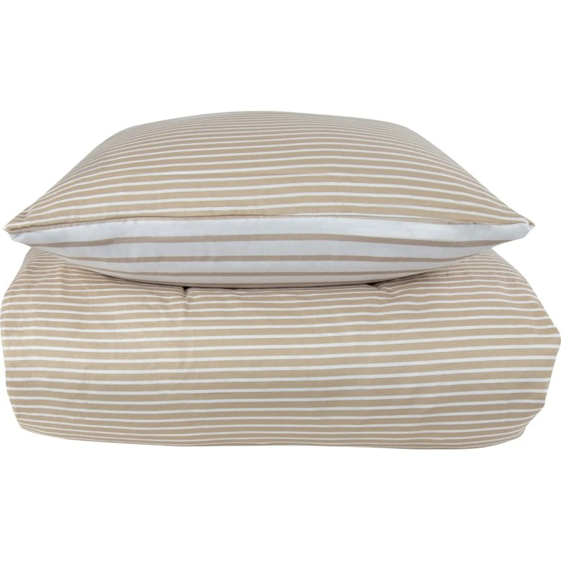 By Night King Size sengetøj 240x220 cm - Narrow Lines sand