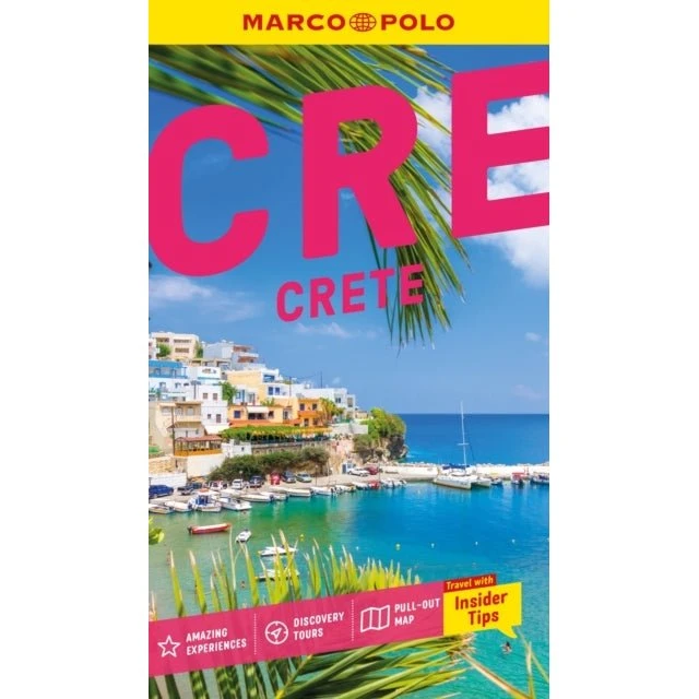 Marco Polo Crete Pocket Travel Guide med kort