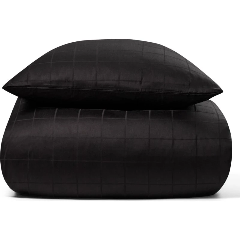 By Night sengesæt 150x210 cm i jacquard bomuldssatin - Check