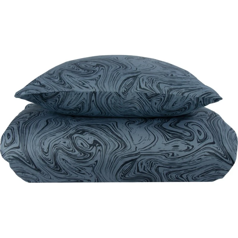 By Night Kingsize sengesæt 240x220 Marble mørkeblå