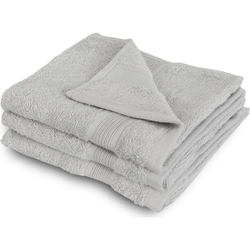 Bambus gæstehåndklæde 40x60 cm — Lysegrå