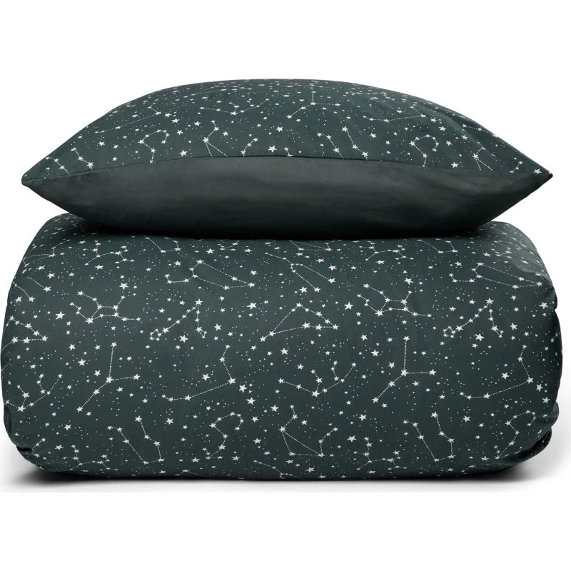 Borg Living sengetøj 140x200 Zodiac grøn - 100% bomuld