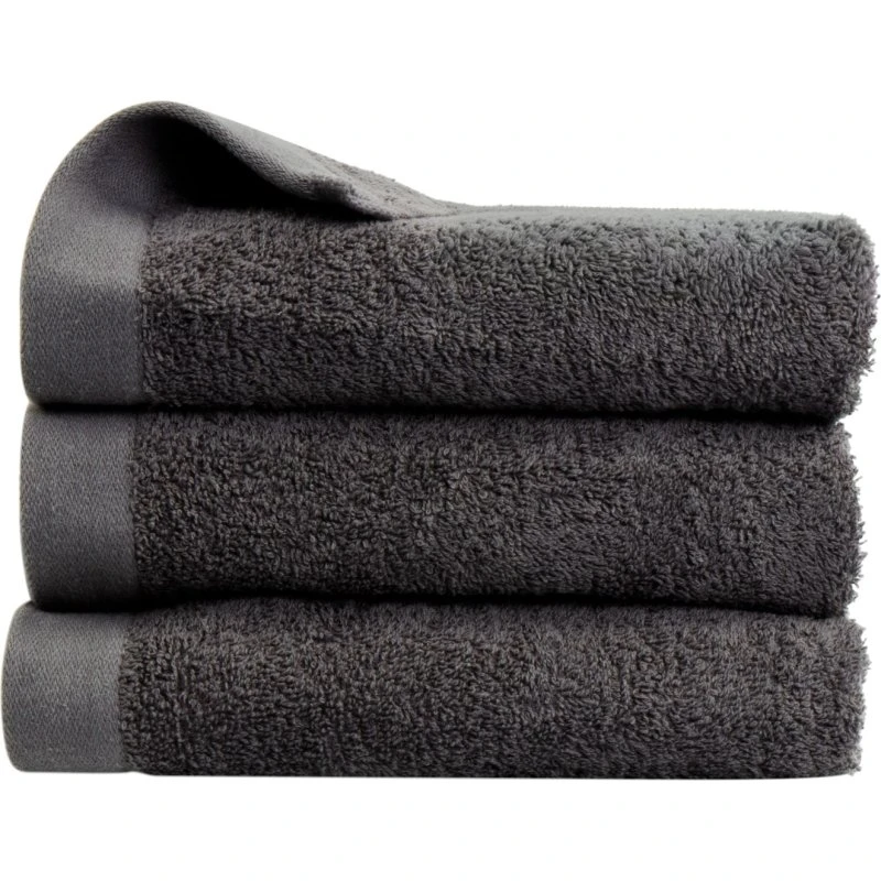 By Borg mørkegråt håndklæde 50x100 cm – 100% bomuld