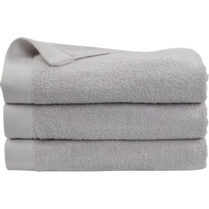By Borg badehåndklæde 100x150 cm - Lysegrå (Valmue)
