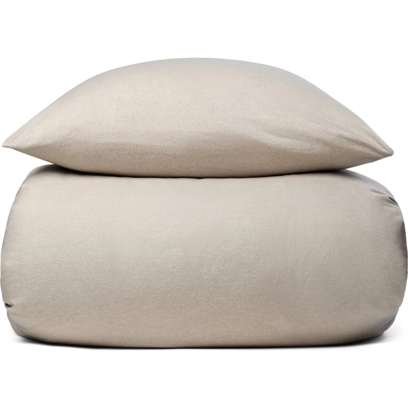 By Night Flonel sengetøj 150x210 cm – Grey Melange