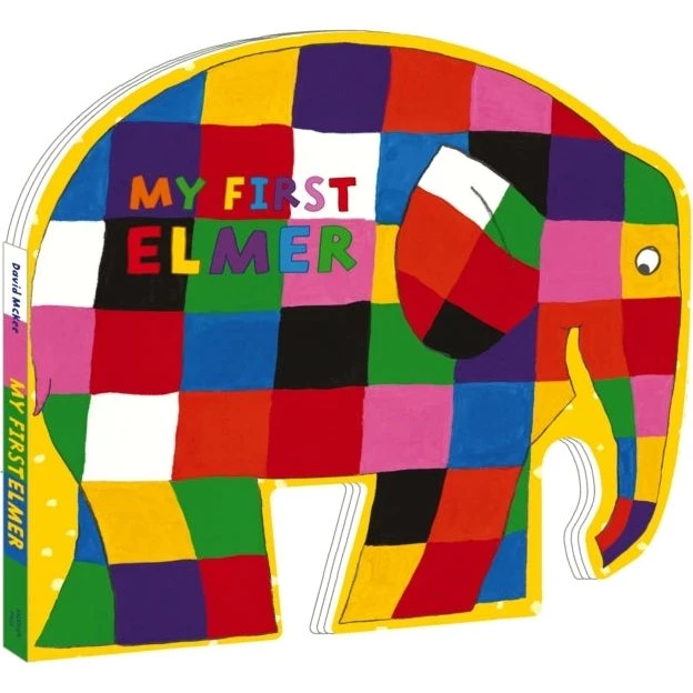 My First Elmer Shaped Board Book - David McKee