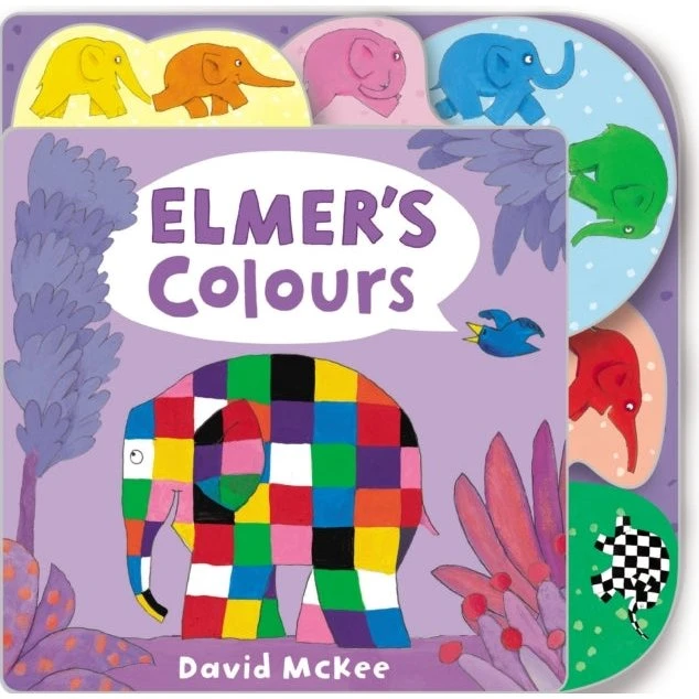Elmer's Colours - Børnebog i kraftigt pap