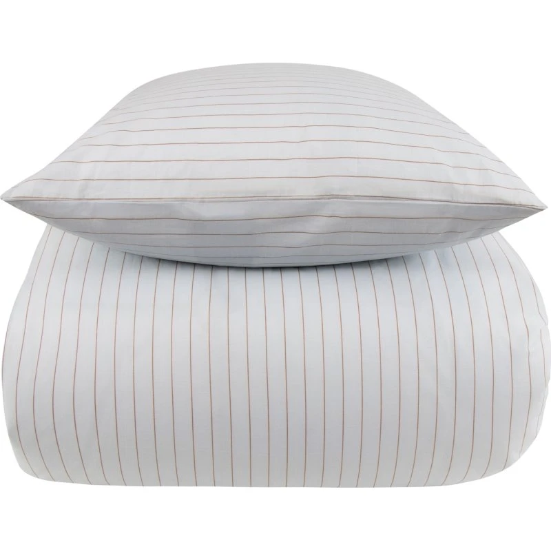 Nordstrand Home Stribet sengetøj 140x220 - 100% bomuld