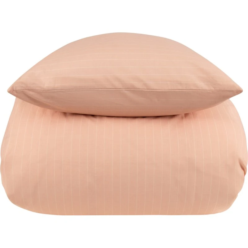 Nordstrand Home King size sengesæt 240x220 – Rosa stribet