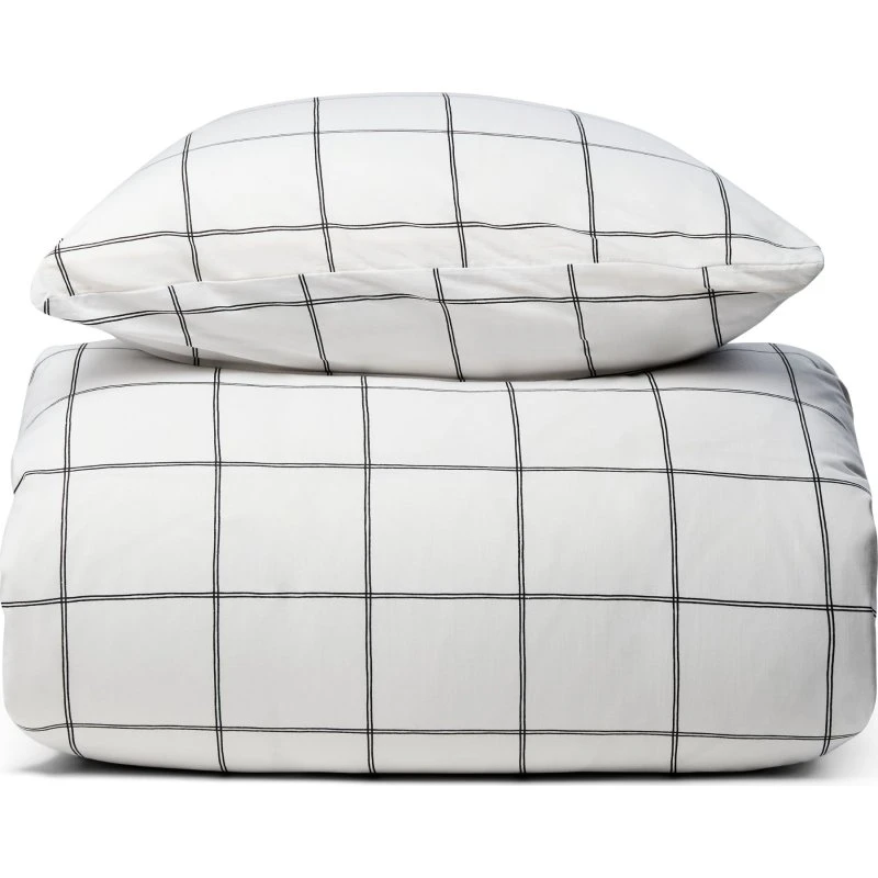 Nordstrand Home sengesæt 200x220 – 100% bomuld, store tern