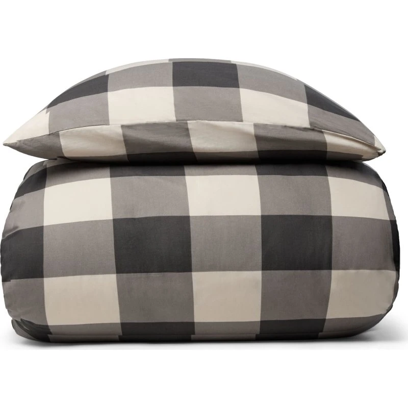 Nordstrand Home dobbelt sengesæt 200x220 - Grå tern