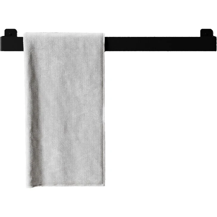 NICHBA håndklædeholder 60 cm, sort