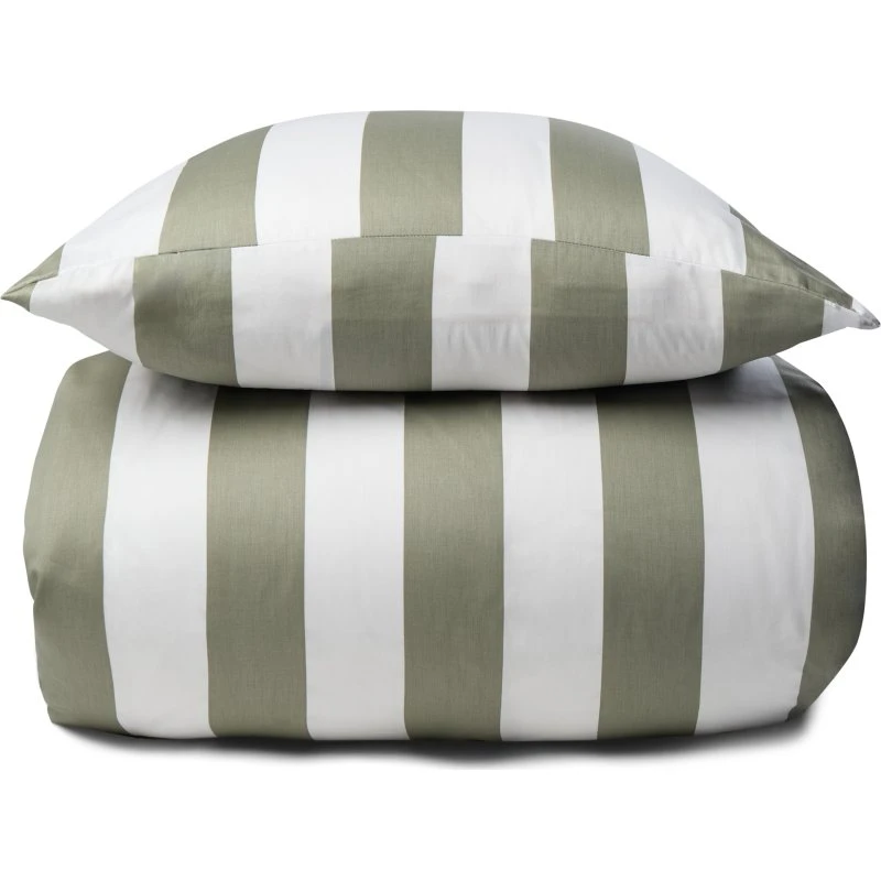 By Night Nordic Stripe sengesæt 240x220 – 100% bomuldssatin