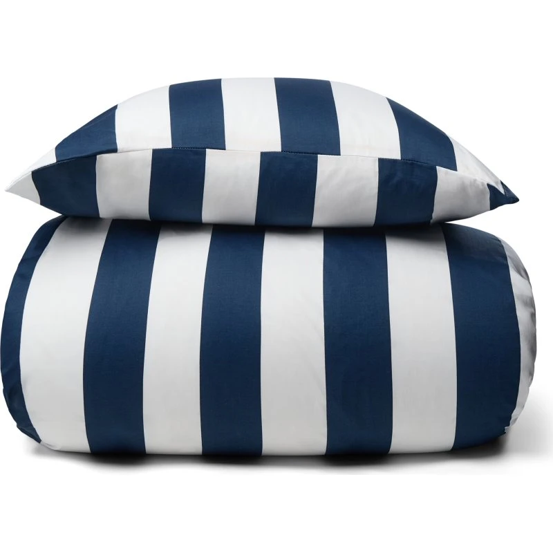 By Night Nordic Stripe sengesæt 200x200 – Bomuldssatin