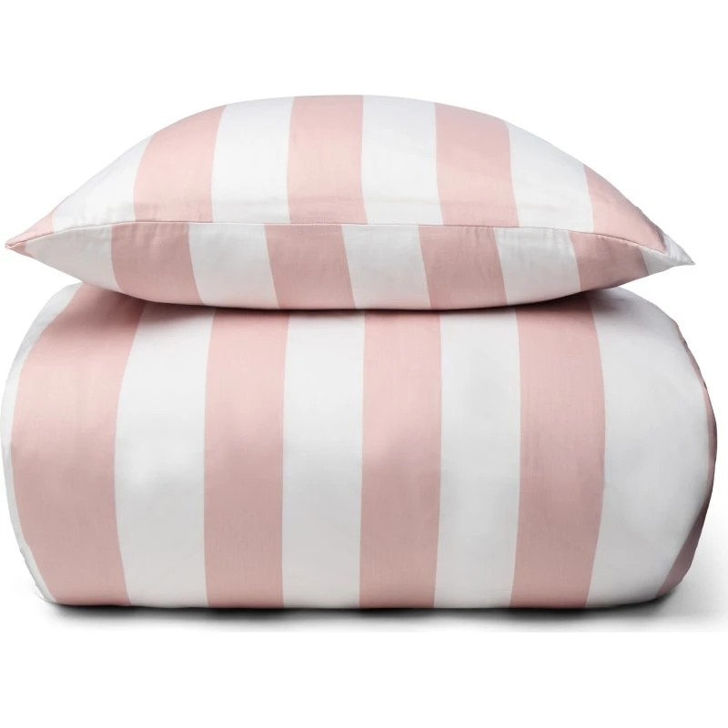 By Night Nordic Stripe sengesæt 200x220 cm – bomuldssatin