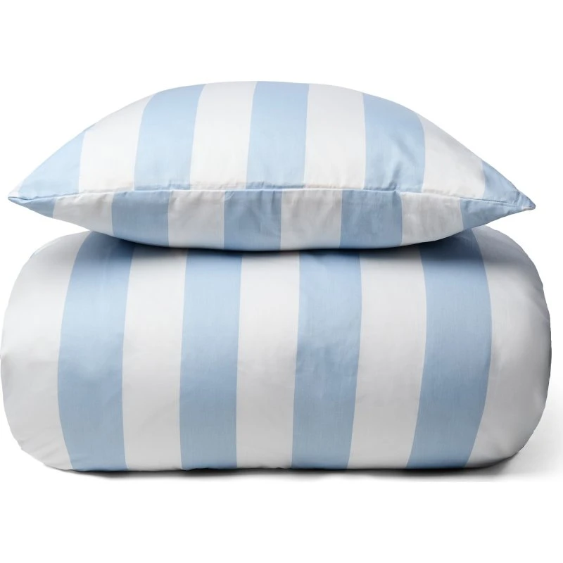 By Night Nordic Stripe sengesæt 140x220 - bomuldssatin