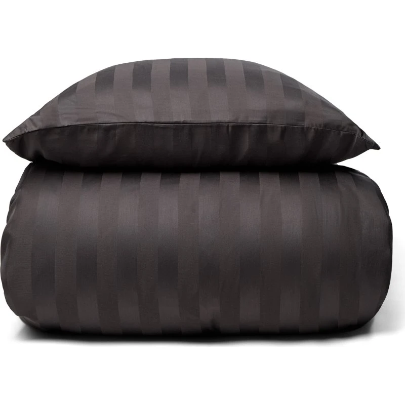 Bambus sengetøj 140x220 – 100% bambus, grå jacquard