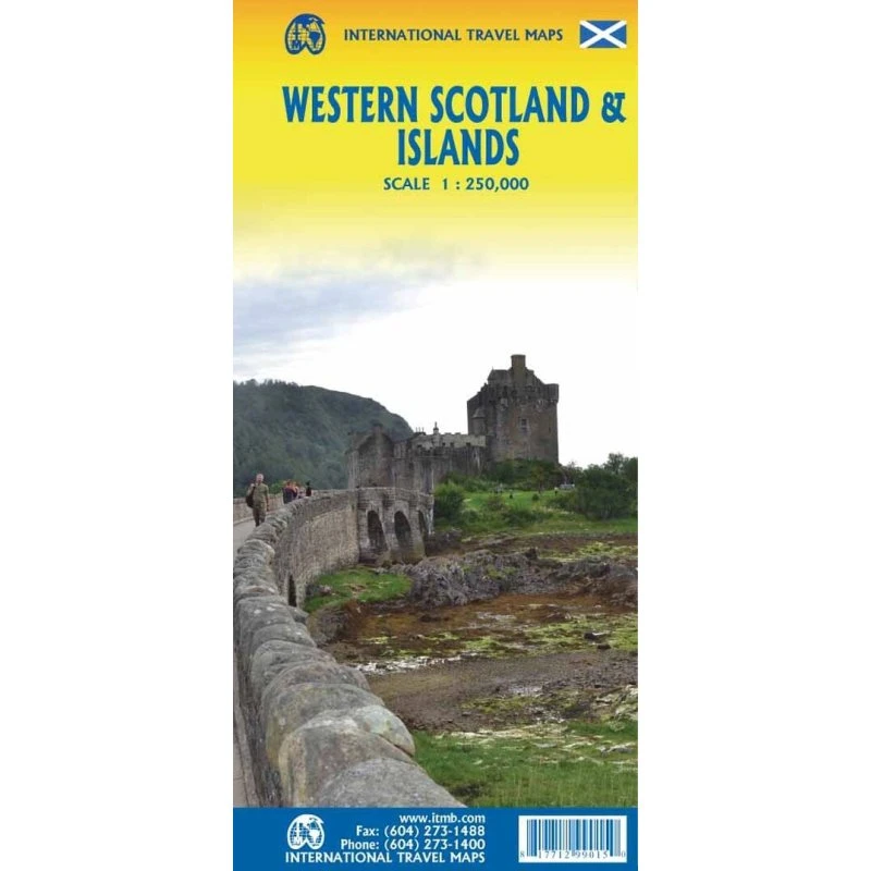 Itmb Publishing: Western Scotland & Islands Travel Map