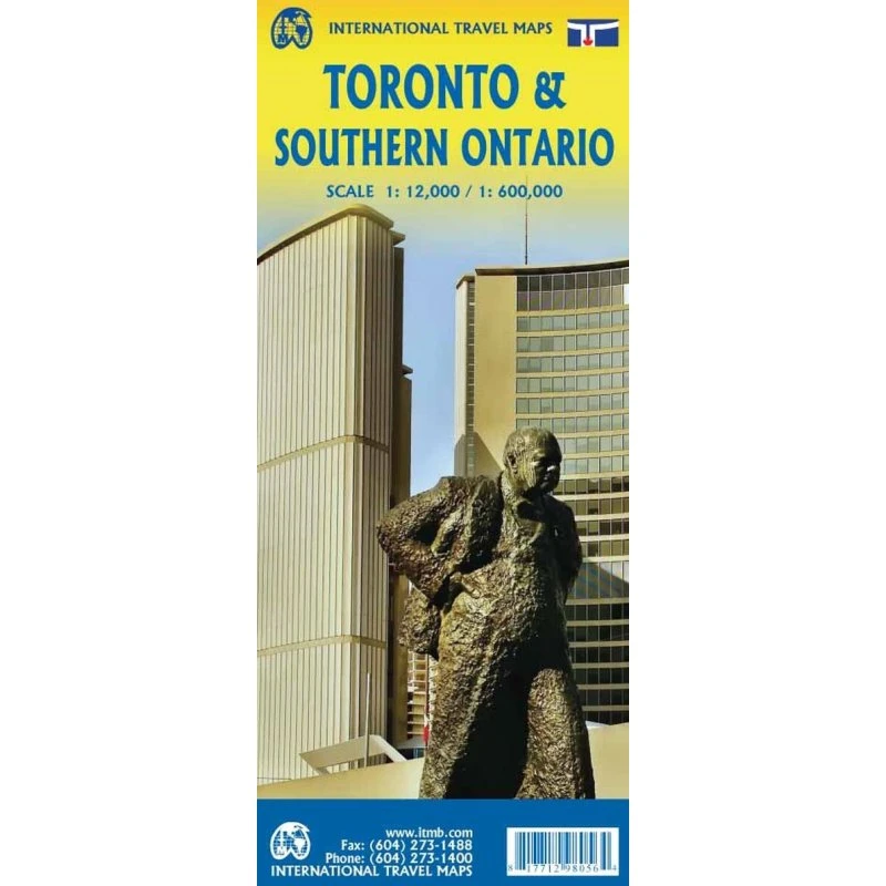 Itmb Publishing: Toronto & Ontario - English Travel Map Book