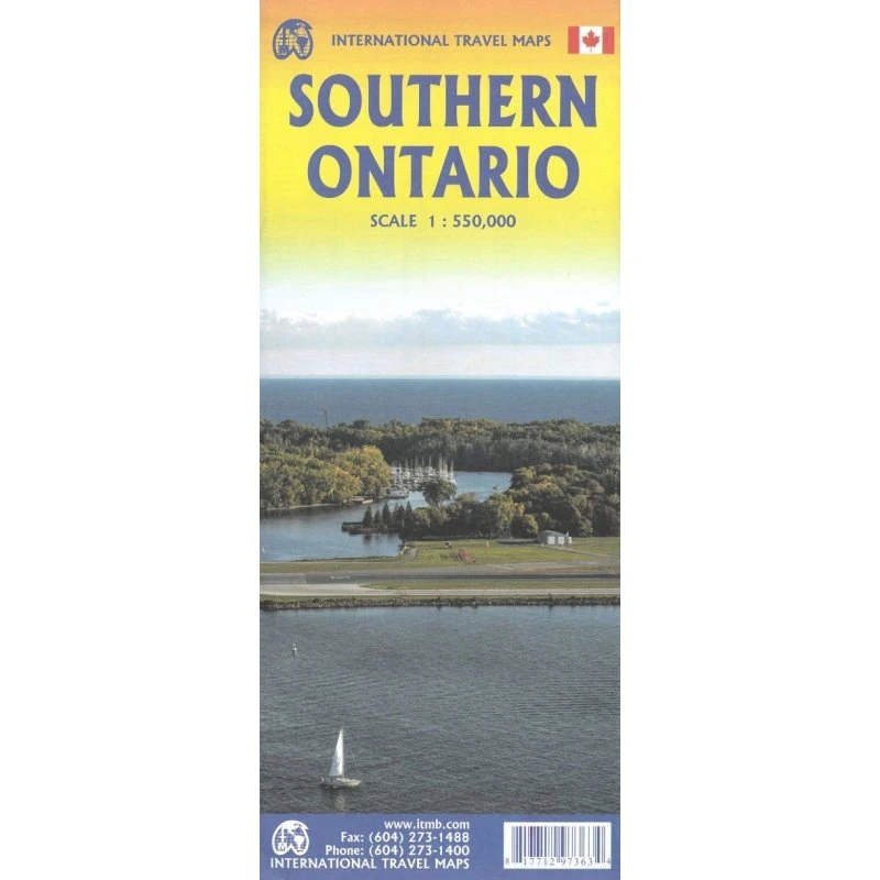 Itmb Publishing Southern Ontario - Engelsk rejsekort