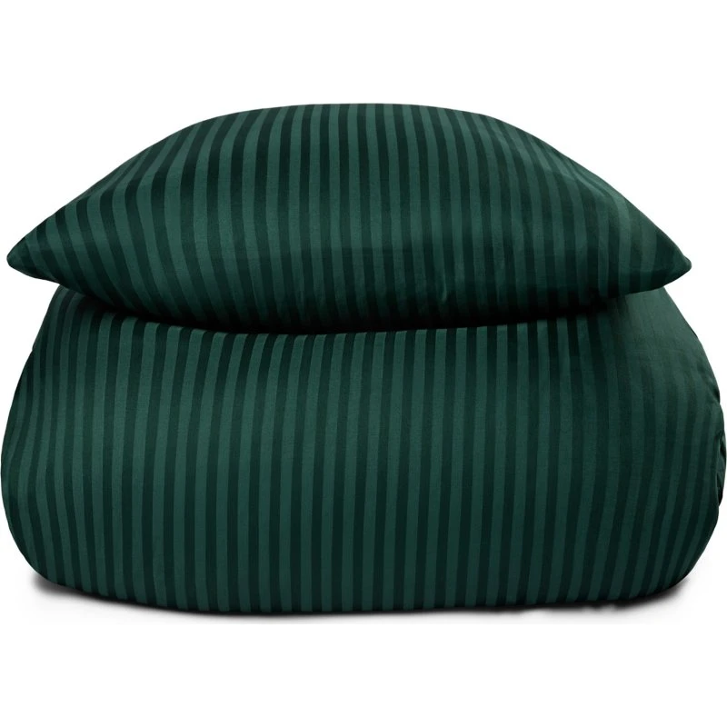 Borg Living Junior sengetøj 100x140 cm – Grøn bomuldssatin
