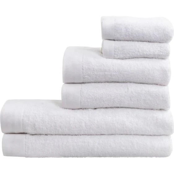 Hvid håndklædepakke 6 stk. – 100% blødt bomuld
