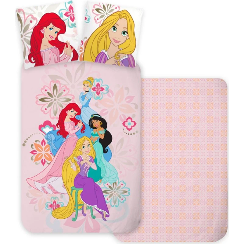 Disney prinsesser junior sengetøj 100x140 cm - 100% bomuld