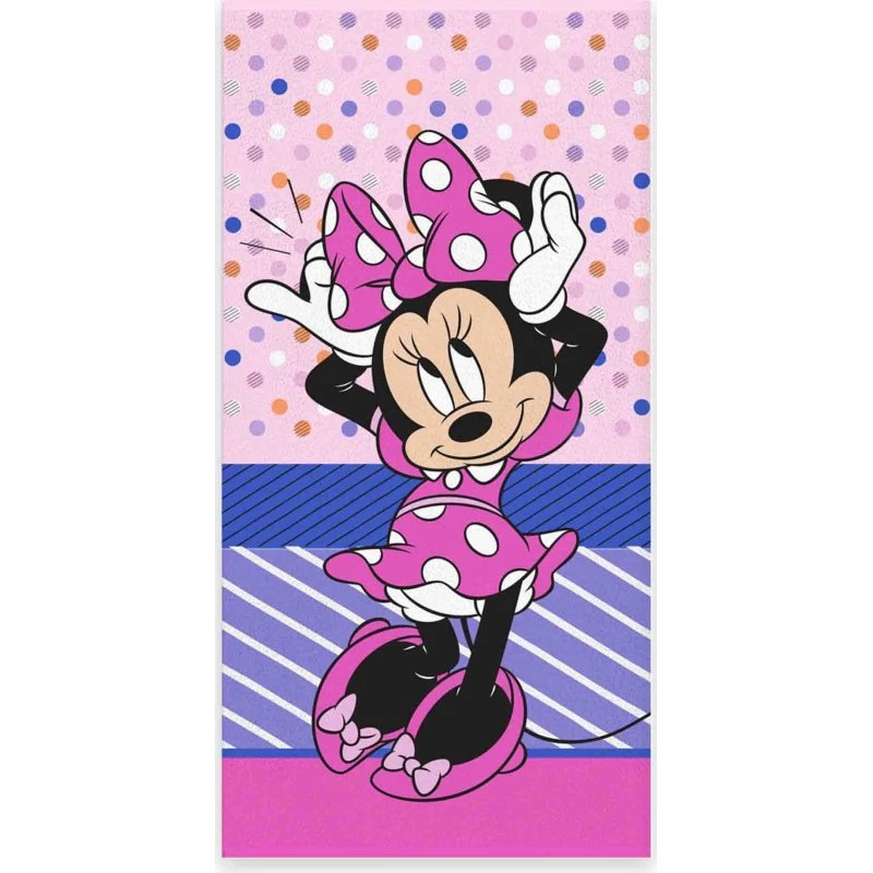 Minnie Mouse badehåndklæde 70x140 cm - 100% bomuld