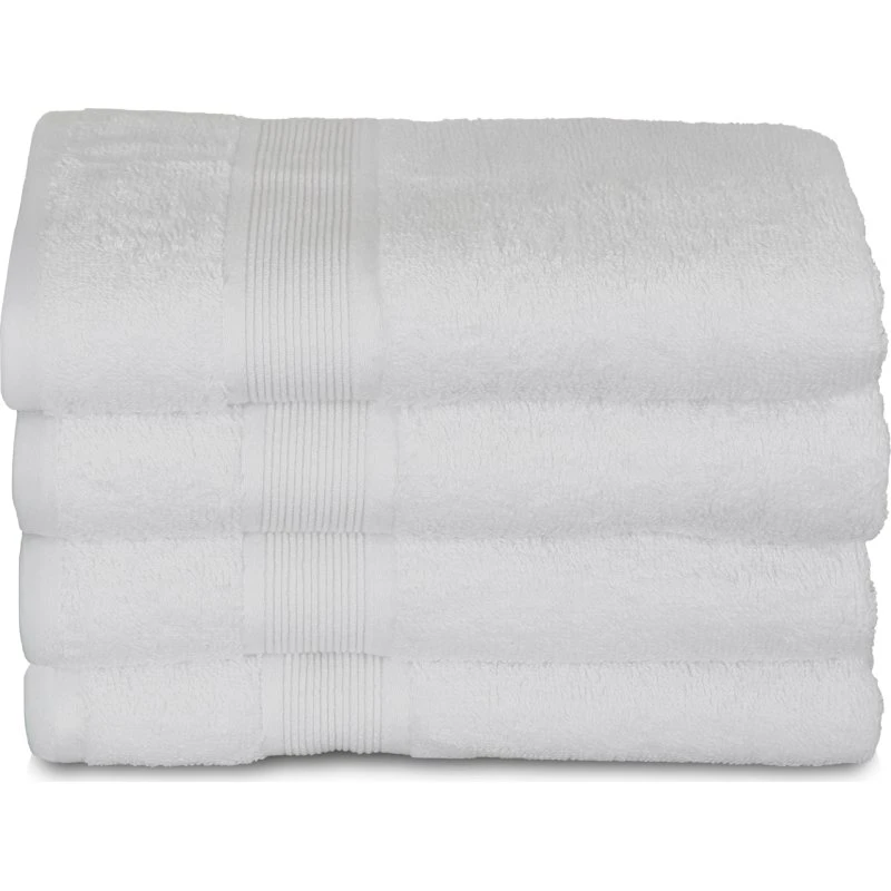 Excellent By Borg bambus-håndklæde 50x100 cm - hvid