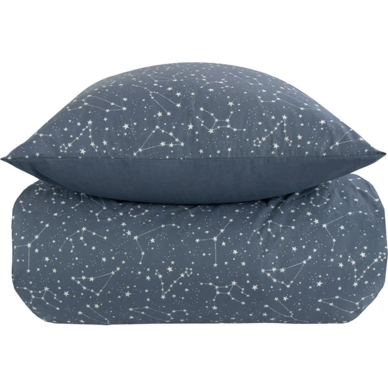 Borg Living sengetøj 240x220 Zodiac Blue – 100% bomuld