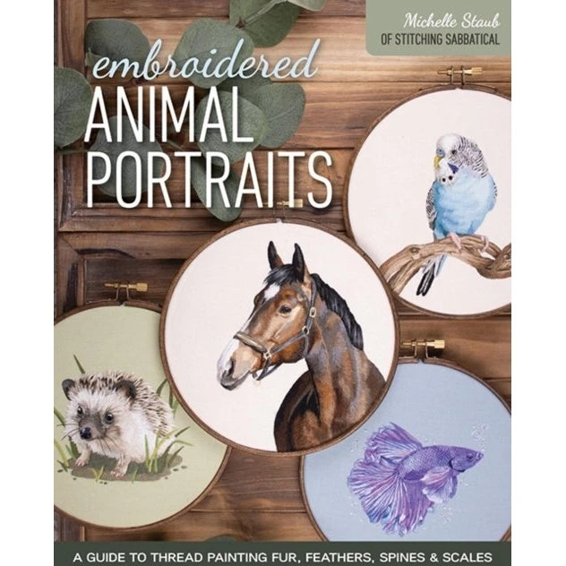 Michelle Staub: Embroidered Animal Portraits