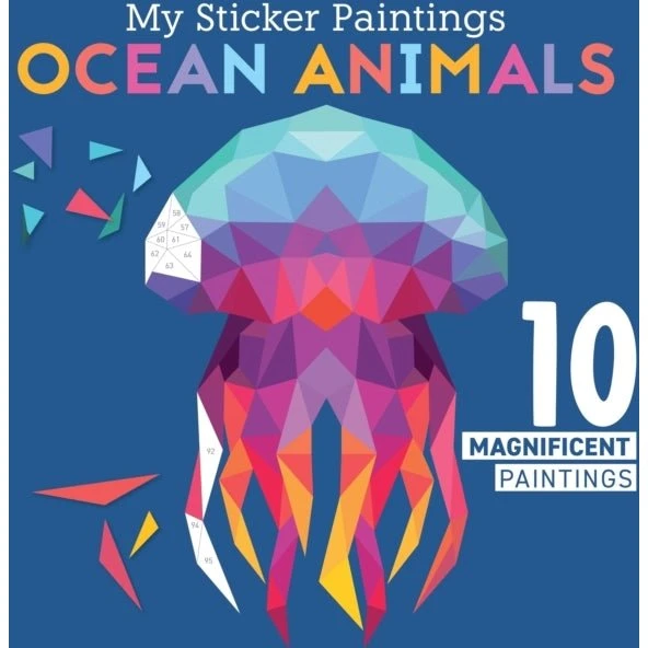 My Sticker Paintings: Ocean Animals - 10 motiver