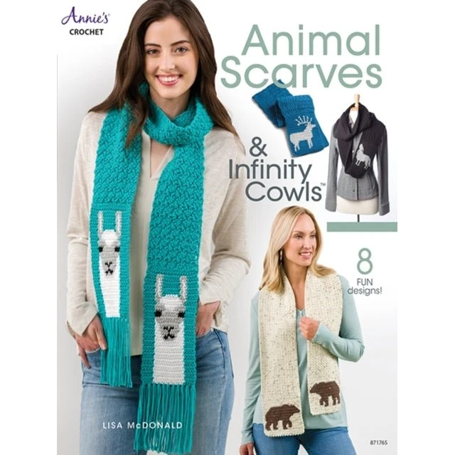 Animal Scarves & Infinity Cowls af Lisa McDonald