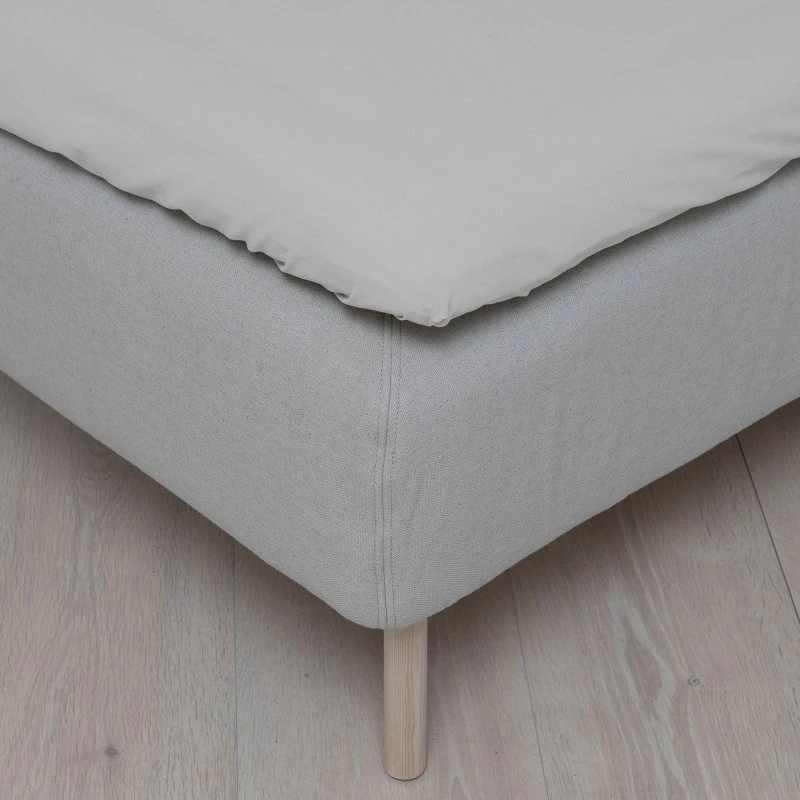 Høie H-split splitlagen 210x210 cm - Lysegrå (200TC)