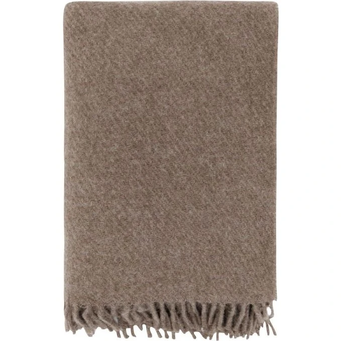 Høie Falketind uldplaid 100% ren ny uld 120x180 cm