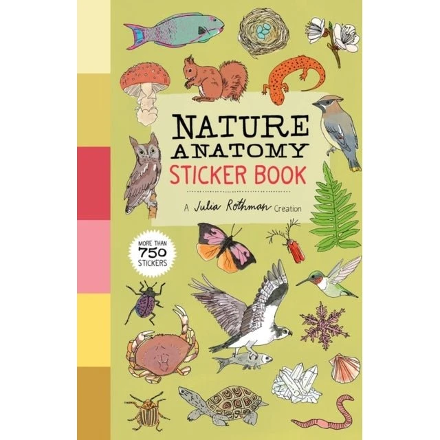 Julia Rothman Nature Anatomy Sticker Book