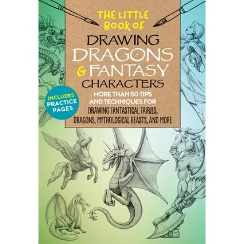 The Little Book of Drawing Dragons & Fantasy Characters - Bog