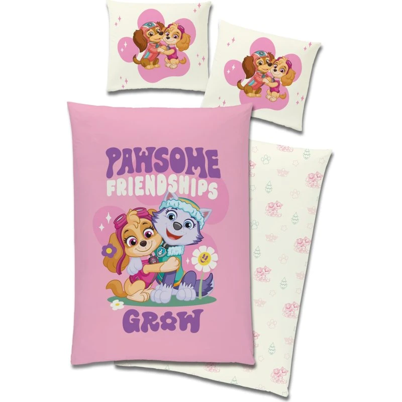Paw Patrol sengetøj 140x200 cm – vendbart, 100% bomuld