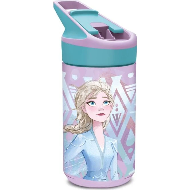 Frost drikkedunk 480 ml - Anna & Elsa, flip & sugerør